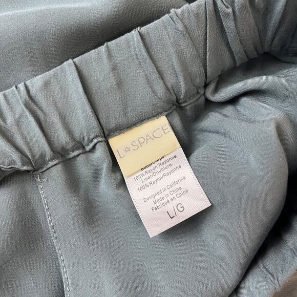 L*Space Floral Eyelet Strapless Dress Flowy Oversized Beach Cut Out Size Large - Picture 6 of 7